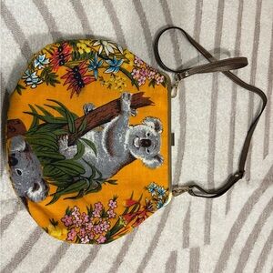 Colorful Koala Print Shoulder Bag